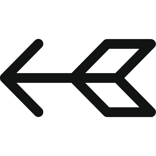 Arrow, arrow left, hunting, hunting arrow, left, love, love arrow icon